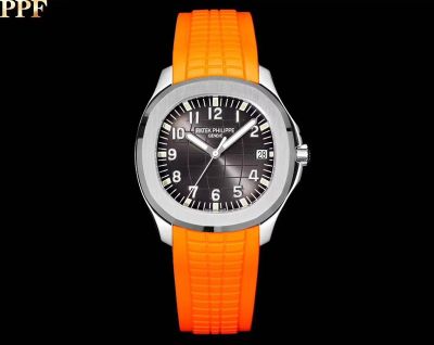 PPF Factory Patek Philippe Replica Watch Aquanaut Date 5167A  Orange Rubber 40mm Watch